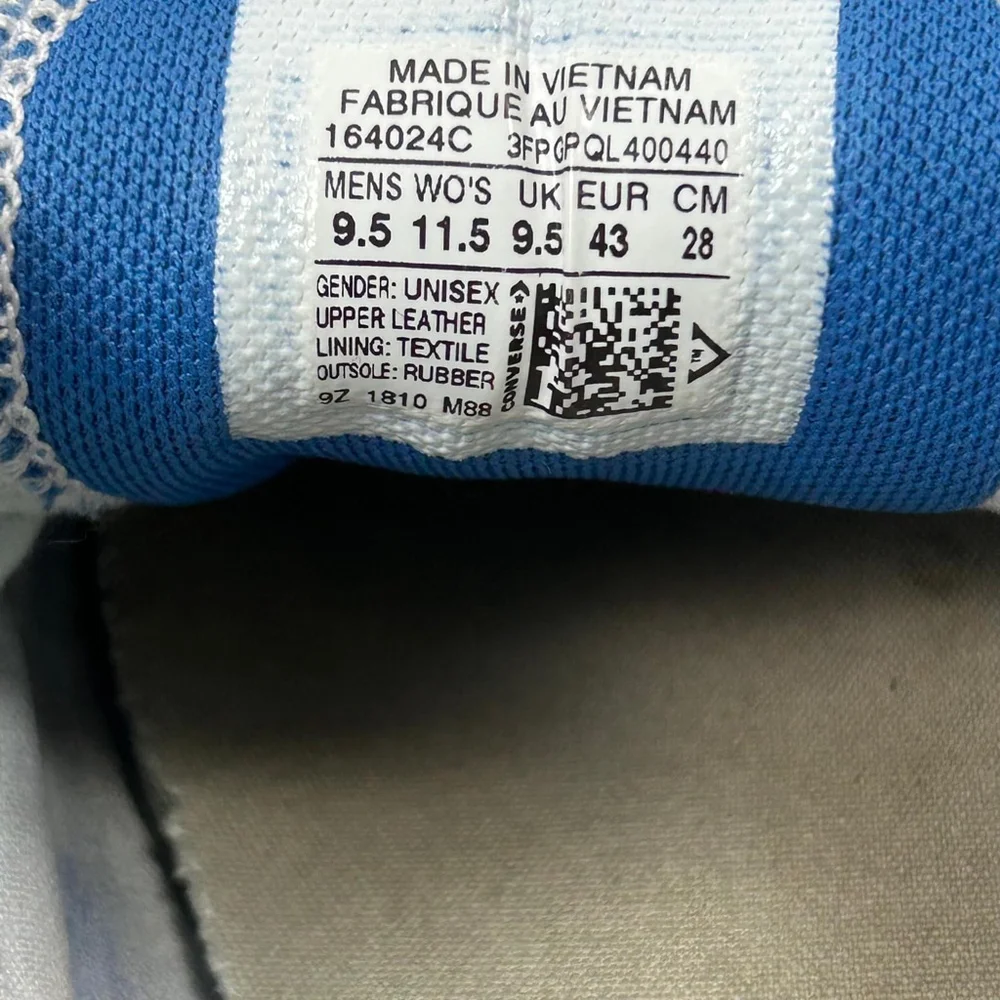 Converse Golf Le Fleur One Star Ox Sneakers Blue Leather - Picture 11 of 12